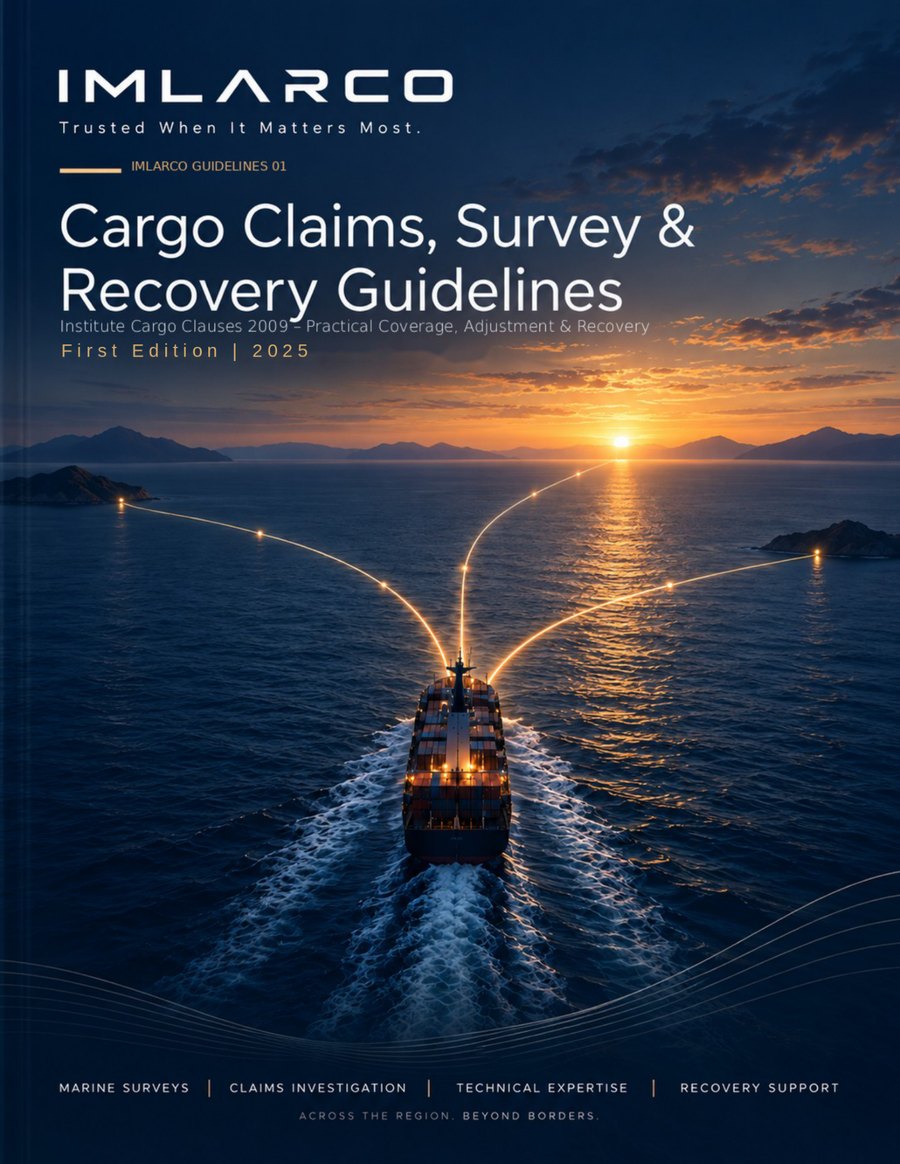 Cover of IMLARCO Guidelines 01: Cargo Claims, Survey & Recovery Guidelines, First Edition 2025